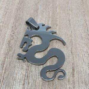 Stainless Steel Dragon Pendant